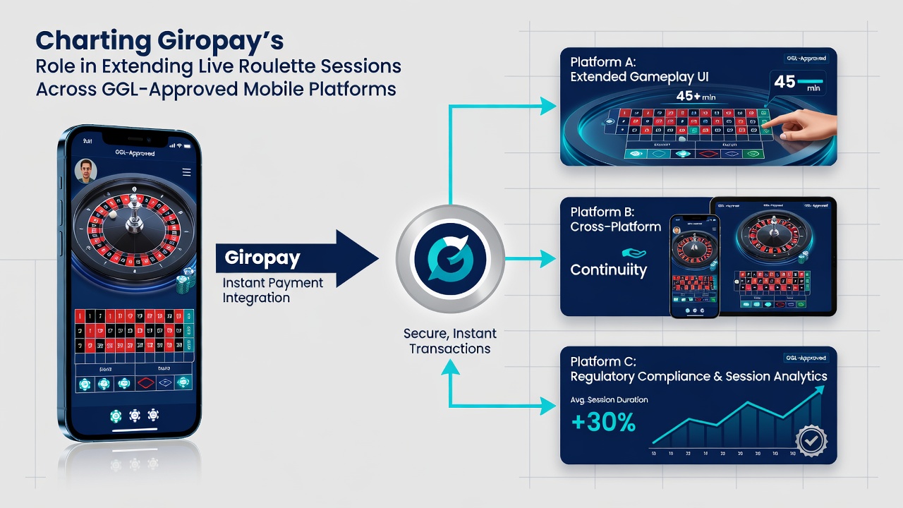 Mobile Live-Roulette-Session mit Giropay-Transaktion auf GGL-Plattform