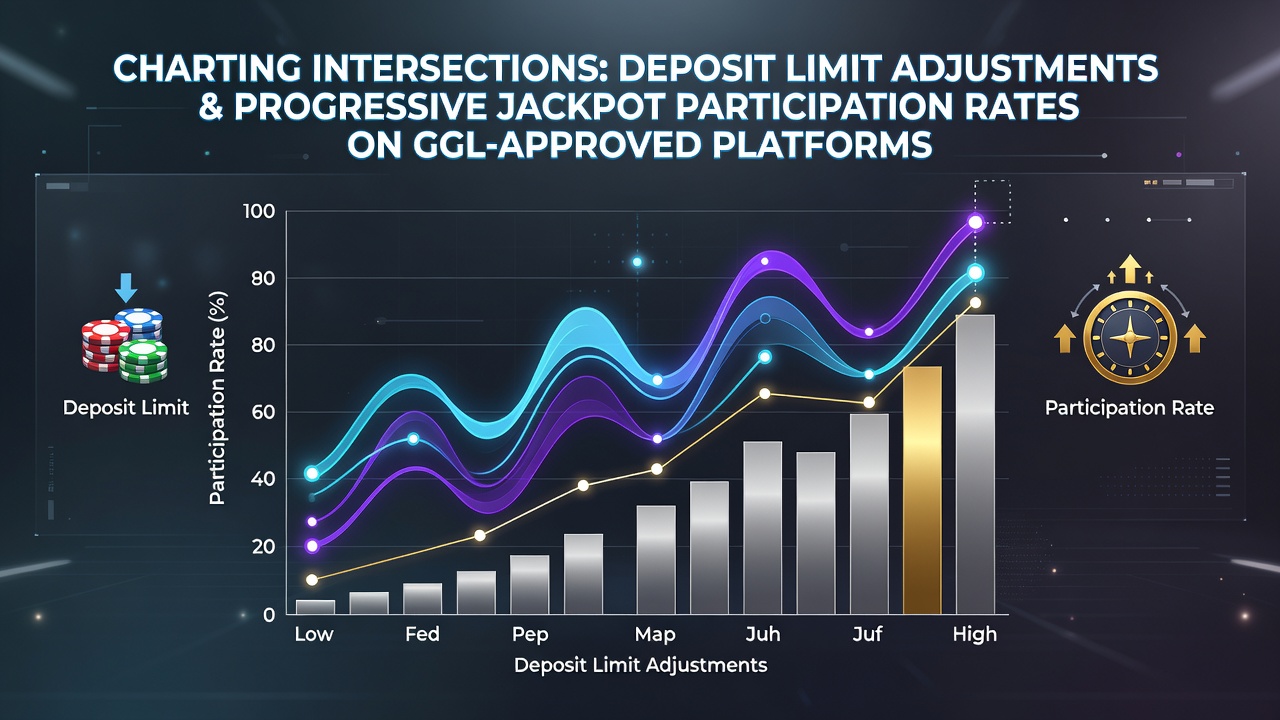 Grafik zeigt Daten zu Einzahlungslimits und Jackpot-Beteiligung auf deutschen Casino-Plattformen