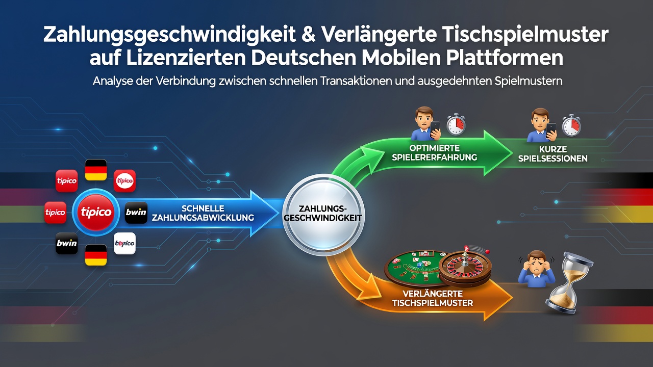 Zahlungsgeschwindigkeiten und Tischspielmuster auf deutschen Mobilplattformen